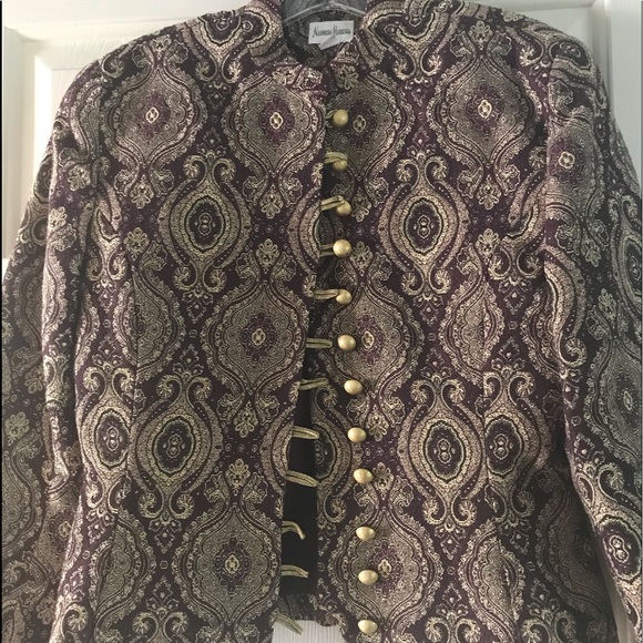Brocade jacket and velvet skirt - Picture 1 of 1